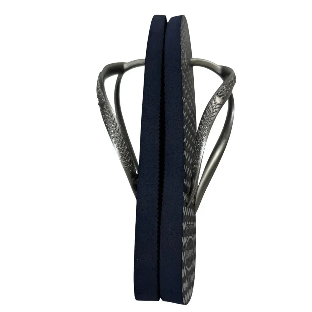 Havaianas Slim Oceano Flip Flop Sandals Navy Blue Youth‎ 2